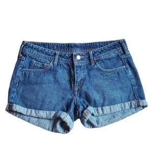 H&M Denim Cuffed Shorts